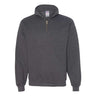 Jerzees - Mens 4528Mr Super Sweats Nublend Quarter-Zip Cadet Collar Sweatshirt