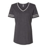 Jerzees - Womens 602Wvr Varsity Triblend V-Neck T-Shirt