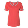 Jerzees - Womens 602Wvr Varsity Triblend V-Neck T-Shirt