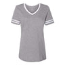 Jerzees - Womens 602Wvr Varsity Triblend V-Neck T-Shirt