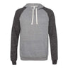 Jerzees - Mens 90Mr Snow Heather French Terry Pullover Hood Sweatshirt