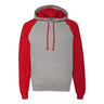 Jerzees - Mens 96Cr Nublend Colorblocked Raglan Hooded Sweatshirt