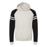 Jerzees - Mens 97Cr Nublend Varsity Colorblocked Raglan Hooded Sweatshirt