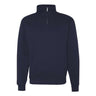 Jerzees - Mens 995Mr Nublend Cadet Collar Quarter-Zip Sweatshirt