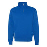 Jerzees - Mens 995Mr Nublend Cadet Collar Quarter-Zip Sweatshirt