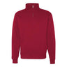 Jerzees - Mens 995Mr Nublend Cadet Collar Quarter-Zip Sweatshirt