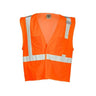 Kishigo - Mens 1083-1084 4 Pocket Hook And Loop Mesh Vest