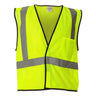 Kishigo - Mens 1193-1194 Economy Single Pocket Hook & Loop Mesh Vest