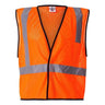 Kishigo - Mens 1193-1194 Economy Single Pocket Hook & Loop Mesh Vest