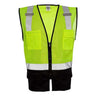 Kishigo - Mens 1509 Black Bottom Mesh Class 2 Vest