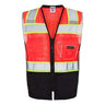 Kishigo - Mens 1515-1516 Premium Black Series Black Bottom Class 2 Vest