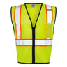 Kishigo - Mens 1527-1528 Economy Contrasting Vest With Zippered Front