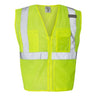 Kishigo - Mens 1532-1533 Clear Id Vest With Zipper Closure