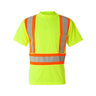 Kishigo - Mens 9120-9121 Class 2 Flat Stitch Self-Fabric Panels T-Shirt