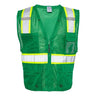 Kishigo - Mens B100-111 Ev Series Enhanced Visibility Multi-Pocket Mesh Vest