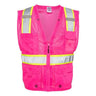 Kishigo - Mens B100-111 Ev Series Enhanced Visibility Multi-Pocket Mesh Vest