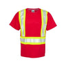 Kishigo - Mens B200-204 Ev Series Enhanced Visibility Contrast Pocket T-Shirt