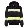 Kishigo - Mens B310-313 Ev Series Enhanced Visibility Full-Zip Hooded Sweatshirt