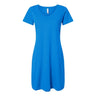 Lat - Womens 3522 V-Neck Fine Jersey Coverup