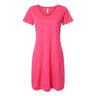 Lat - Womens 3522 V-Neck Fine Jersey Coverup