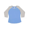 Lat - Womens 3530 Baseball Fine Jersey Three-Quarter Sleeve Tee