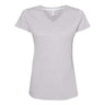 Lat - Womens 3591 Harborside MÃ©lange V-Neck T-Shirt