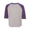 Lat - Kids 6130 Baseball Fine Jersey Three-Quarter Sleeve Tee
