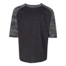 Lat - Kids 6130 Baseball Fine Jersey Three-Quarter Sleeve Tee