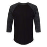 Lat - Mens 6930 Baseball Fine Jersey Tee