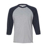 Lat - Mens 6930 Baseball Fine Jersey Tee