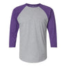 Lat - Mens 6930 Baseball Fine Jersey Tee