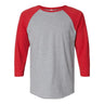 Lat - Mens 6930 Baseball Fine Jersey Tee