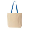Liberty Bags - Mens 8868 Natural Tote With Contrast-Color Handles