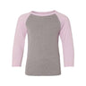 Next Level - Kids 3352 Cvc Three-Quarter Sleeve Raglan