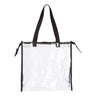 Oad - Mens Oad5006 Oad Clear Zippered Tote With Full Gusset