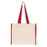 Q-Tees - Mens Q1100 14L Tote With Contrast-Color Handles