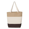 Q-Tees - Mens Q125900 11L Tri-Color Tote