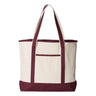 Q-Tees - Mens Q1500 34.6L Large Canvas Deluxe Tote