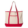 Q-Tees - Mens Q1500 34.6L Large Canvas Deluxe Tote