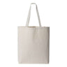 Q-Tees - Mens Q4400 11L Canvas Tote With Contrast-Color Handles