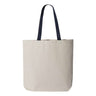 Q-Tees - Mens Q4400 11L Canvas Tote With Contrast-Color Handles