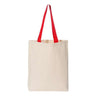 Q-Tees - Mens Q4400 11L Canvas Tote With Contrast-Color Handles