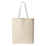 Q-Tees - Mens Q4400 11L Canvas Tote With Contrast-Color Handles