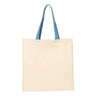 Q-Tees - Mens Qtb6000 Economical Tote With Contrast-Color Handles