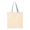 Q-Tees - Mens Qtb6000 Economical Tote With Contrast-Color Handles