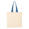 Q-Tees - Mens Qtb6000 Economical Tote With Contrast-Color Handles