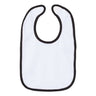 Rabbit Skins - Infants 1004 Contrast Trim Premium Jersey Bib