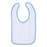 Rabbit Skins - Infants 1004 Contrast Trim Premium Jersey Bib