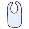 Rabbit Skins - Infants 1004 Contrast Trim Premium Jersey Bib