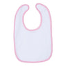 Rabbit Skins - Infants 1004 Contrast Trim Premium Jersey Bib